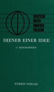 Cover of: Diener einer Idee: 17 Biographien