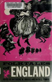 Cover of: Folktales of England by Katharine Mary Briggs