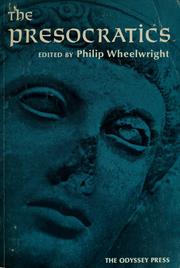 The Presocratics by Philip Ellis Wheelwright