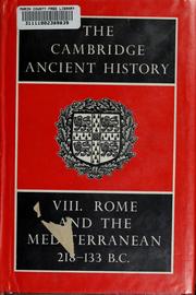 Cover of: Rome and the Mediterranean, 218-133 B.C.