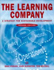 Cover of: The learning company: a strategy for sustainable development