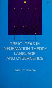 Cover of: Great ideas in information theory, language and cybernetics.