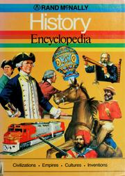Cover of: Rand McNally history encyclopedia