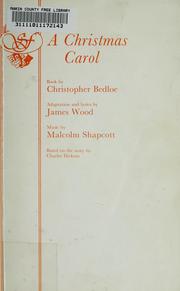 Cover of: A Christmas carol by Malcolm Shapcott