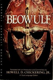 Cover of: Beowulf by translated with an introd. and commentary by Howell D. Chickering, Jr.