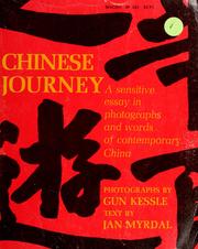 Cover of: Chinese journey by Jan Myrdal
