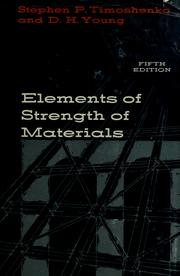 Cover of: Elements of strength of materials by Stephen Timoshenko