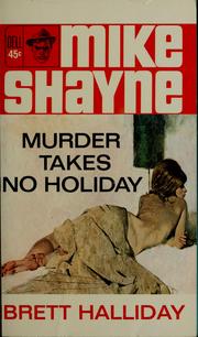 Cover of: Murder takes no holiday