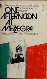Cover of: One afternoon at Mezzegra.