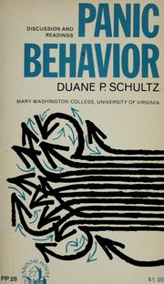 Cover of: Panic behavior: discussion and readings