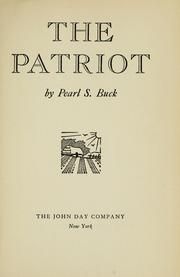 Cover of: The Patriot by Pearl S. Buck