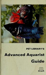 Cover of: Pet Library's advanced aquarist guide
