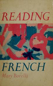 Cover of: Reading French by Mary Borelli
