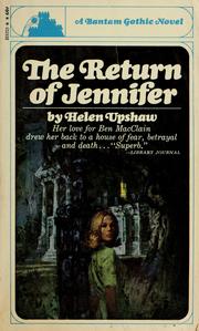 The Return of Jennifer by Helen Upshaw