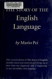 Cover of: The story of the English language