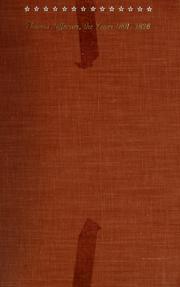 Cover of: Time of the harvest: Thomas Jefferson, the years 1801-1826