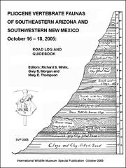 Cover of: Pliocene Vertebrate Faunas of Southeastern Arizona and Southwestern New Mexico