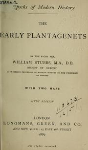 Cover of: Early Plantagenets