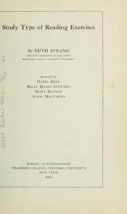 Cover of: Study type of reading exercises