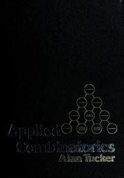 Cover of: Applied combinatorics by Alan Tucker