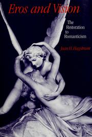 Cover of: Eros and vision: the restoration to romanticism