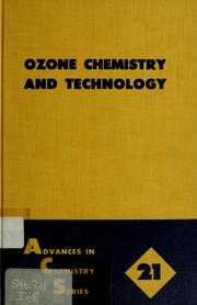 Cover of: Ozone chemistry and technology