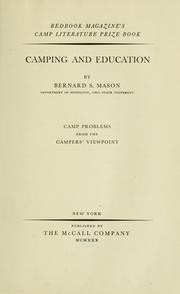 Cover of: Camping and education