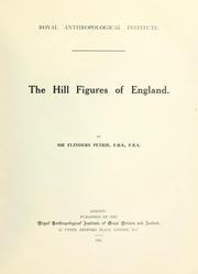 Cover of: The hill figures of England.