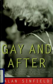 Cover of: Gay and After by Alan Sinfield
