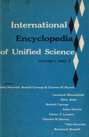 Cover of: International encyclopedia of unified science