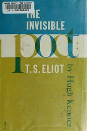 Cover of: The invisible poet