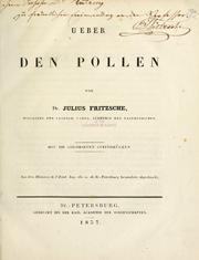Cover of: Ueber den Pollen by Carl Julius Fritzsche