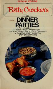 Cover of: Betty Crocker's dinner parties