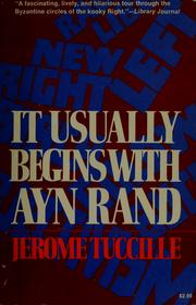 Cover of: It usually begins with Ayn Rand.