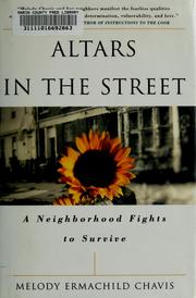 Cover of: Altars in the street by Melody Ermachild Chavis