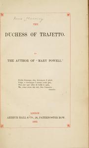 Cover of: The duchess of Trajetto