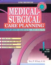 Cover of: Medical-Surgical Care Planning (Springhouse Care Planning Series)