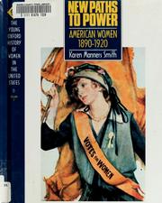 Cover of: New paths to power: American women, 1890-1920
