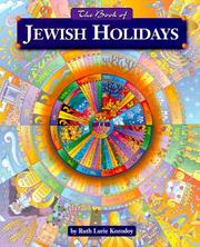 Cover of: The Book of Jewish holidays by Ruth Kozodoy