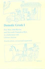 Cover of: Demotic Greek I
