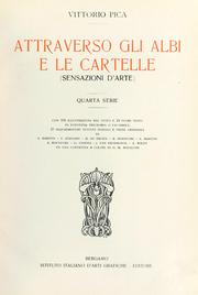 Cover of: Attraverso gli albi e le cartelle by Vittorio Pica