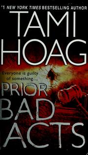 Cover of: Prior bad acts