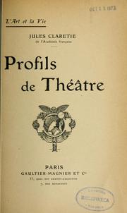 Cover of: Profils de théâtre