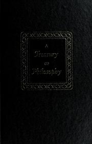 Cover of: Treasury of philosophy. by Dagobert D. Runes