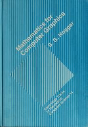 Cover of: Mathematics for computer graphics by S. G. Hoggar