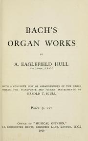Cover of: Bach's organ works.