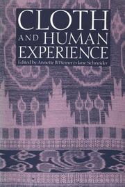 Cover of: CLOTH & HUMAN EXPERIENCE