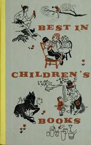 Cover of: Best in children's books