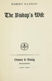Cover of: The bishop's wife by Robert Nathan