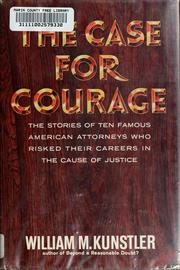 Cover of: The case for courage.